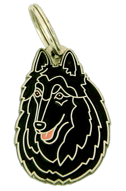 BELGIAN SHEPHERD, GROENENDAEL - pet ID tag, dog ID tags, pet tags, personalized pet tags MjavHov - engraved pet tags online